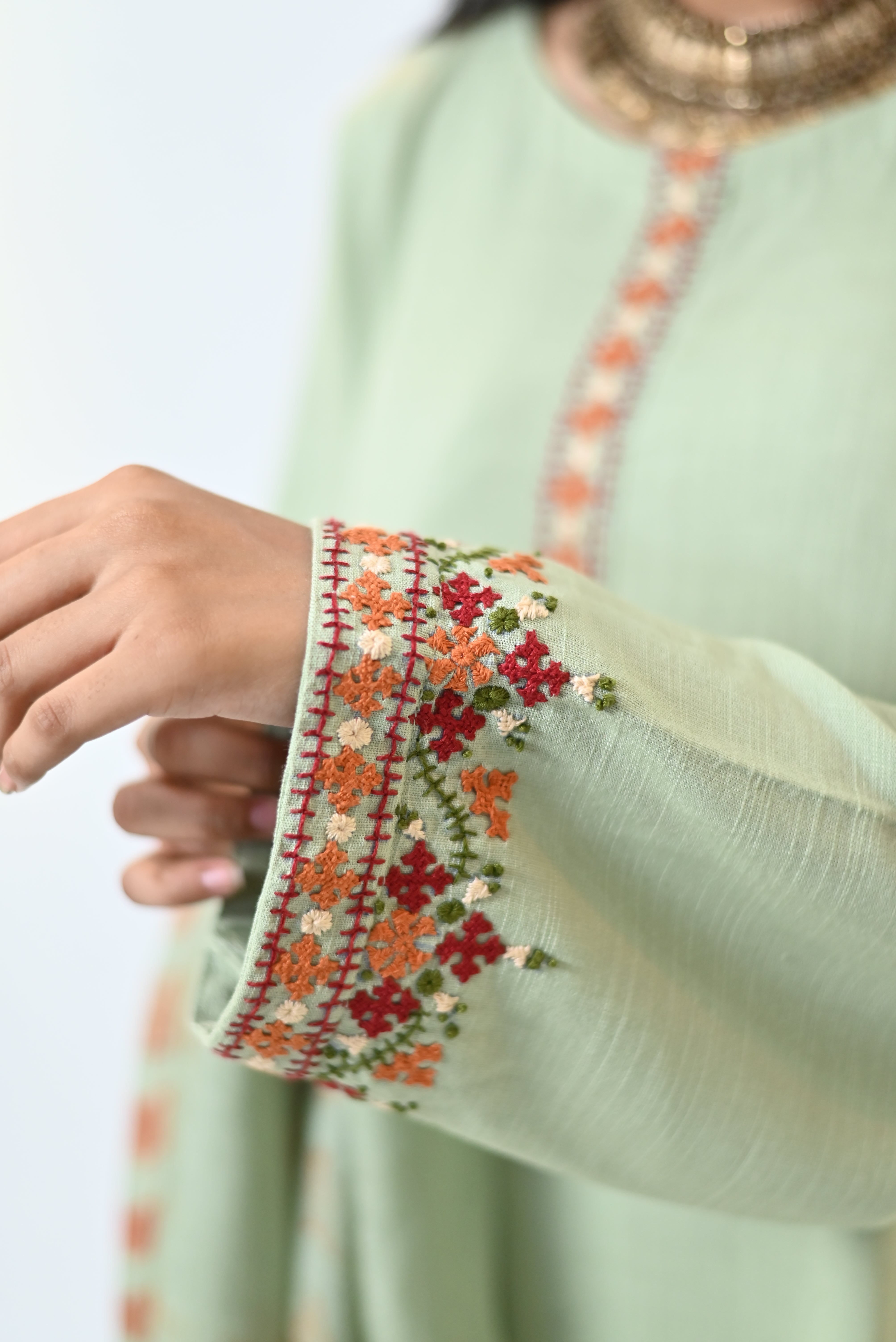 Kashish – Pistachio Green