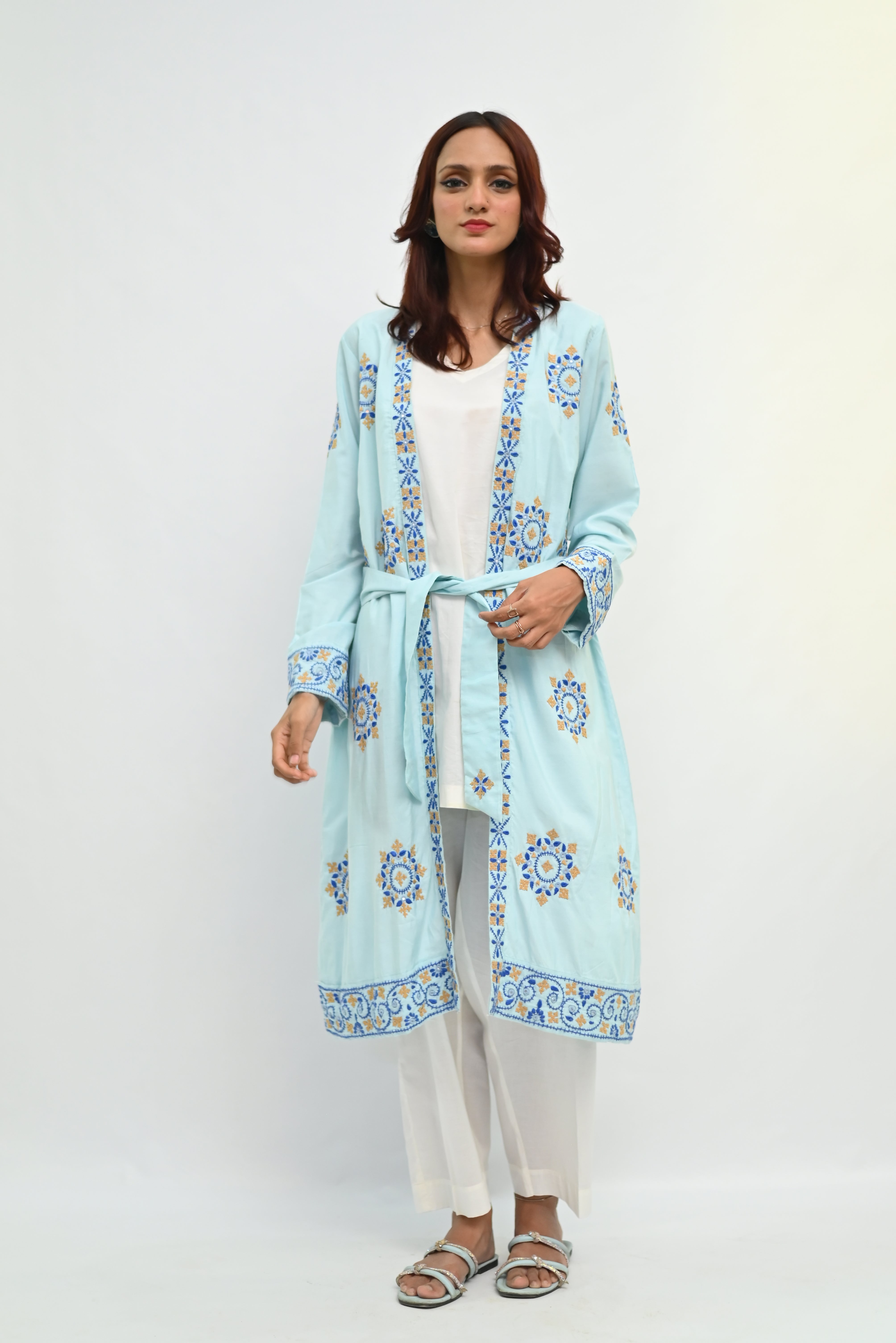 Mehr – Signature Kimono with Embroidery