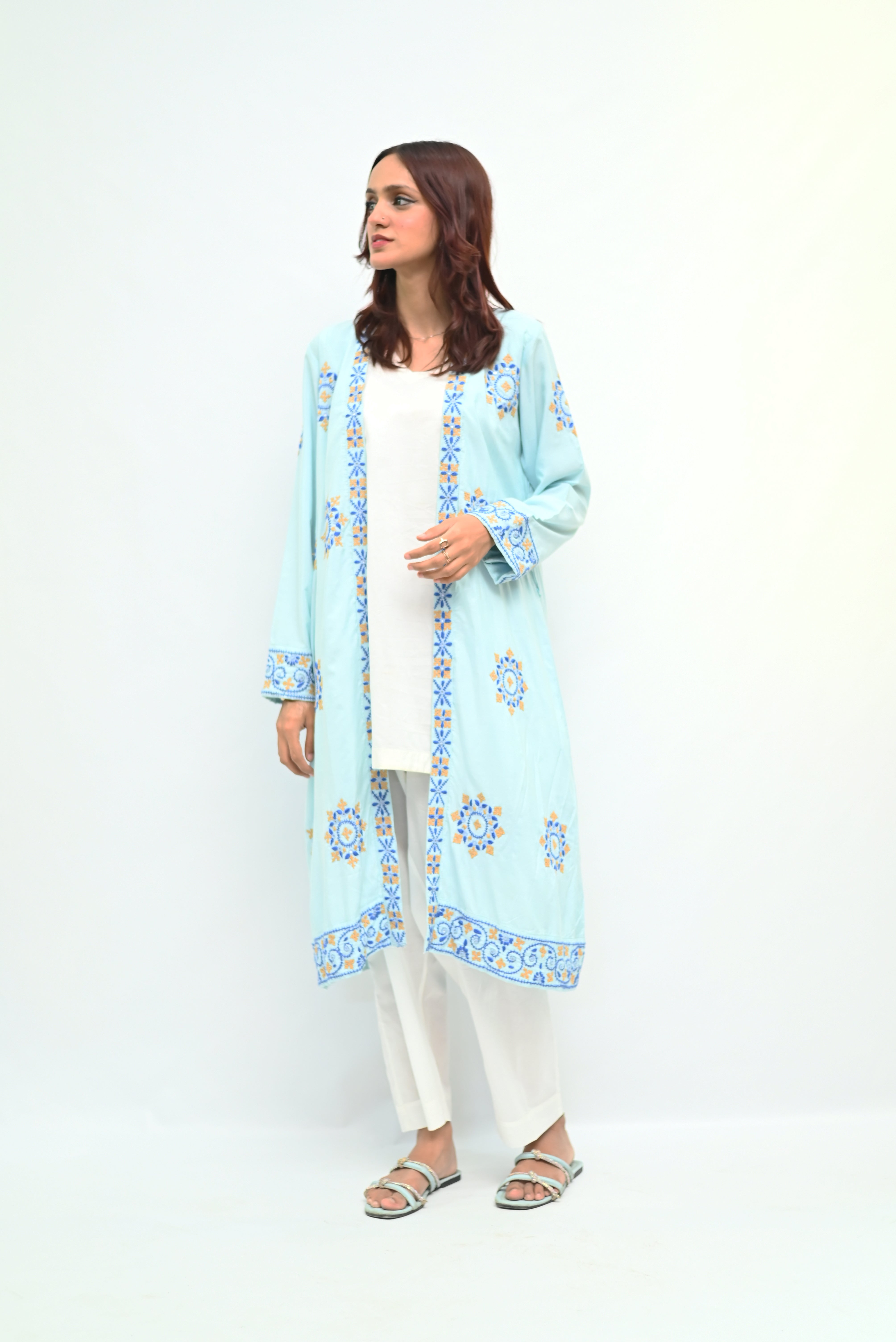 Mehr – Signature Kimono with Embroidery